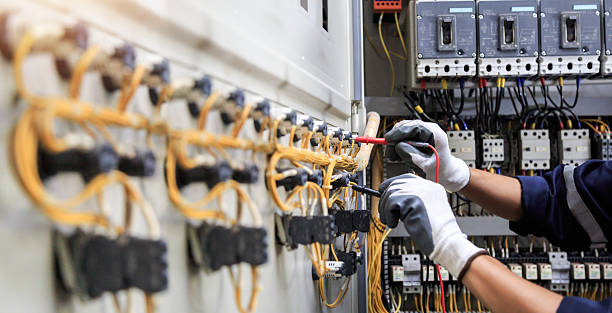 Professional Electrician technician working in Bastrop, TX